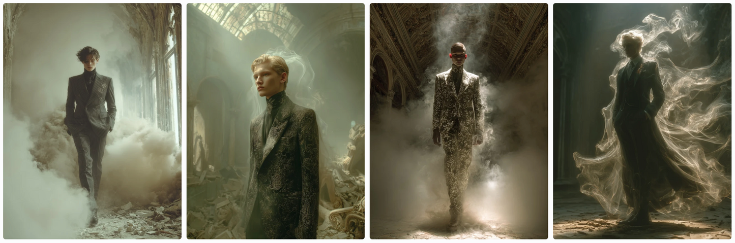 Haute Couture on Ghosts – 70 Prompt Collection