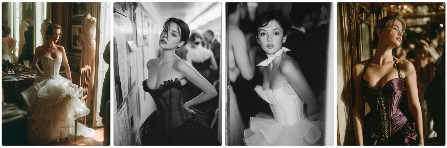 Couture Summer Dresses Inspired by European Artists — 30 MidJourney Prompts