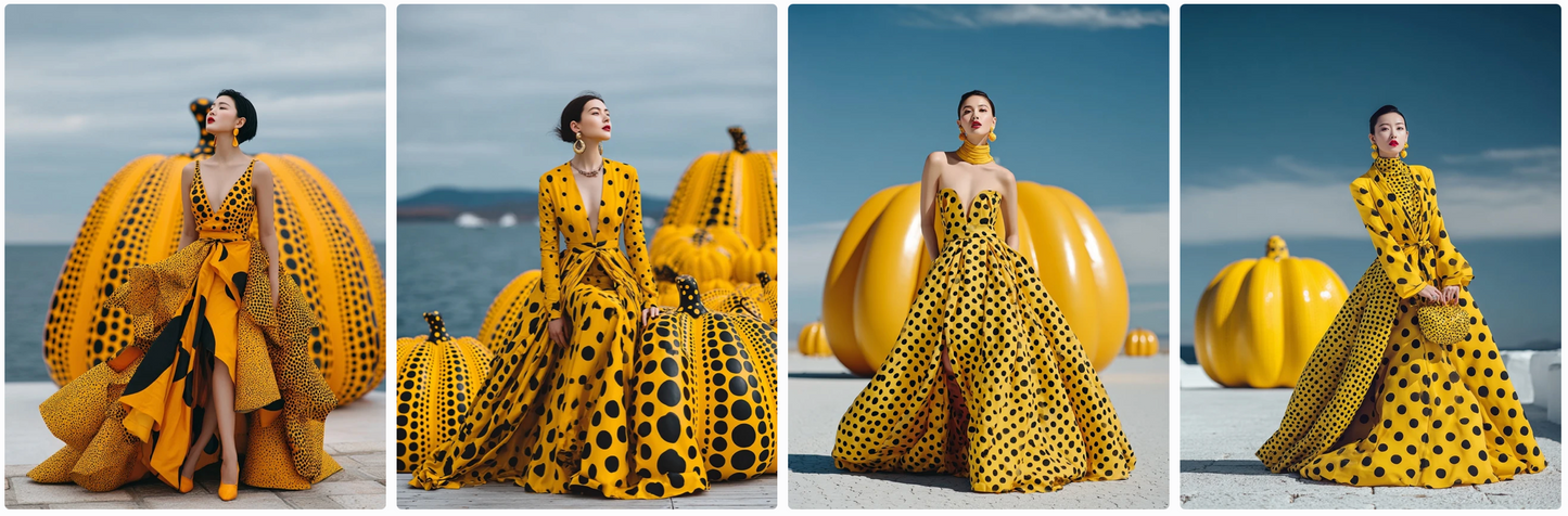 Couture Summer Dresses Inspired by African Artists — 30 MidJourney Prompts