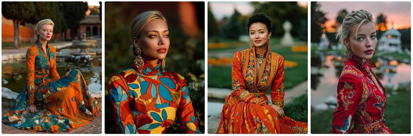 Couture Summer Dresses Inspired by African Artists — 30 MidJourney Prompts