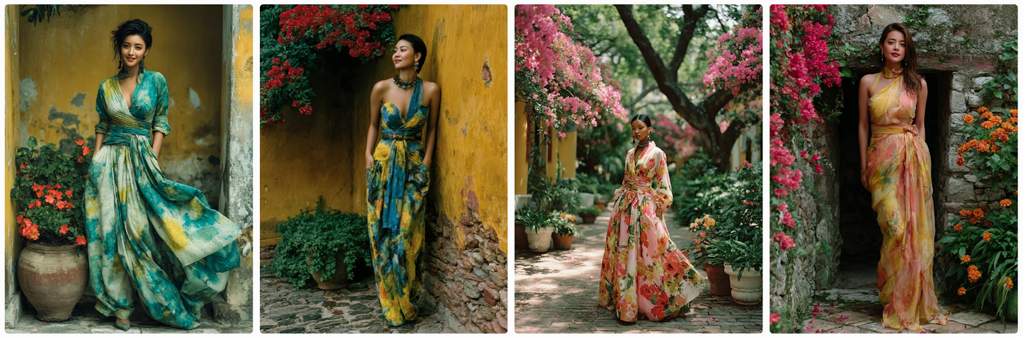 Couture Summer Dresses Inspired by African Artists — 30 MidJourney Prompts