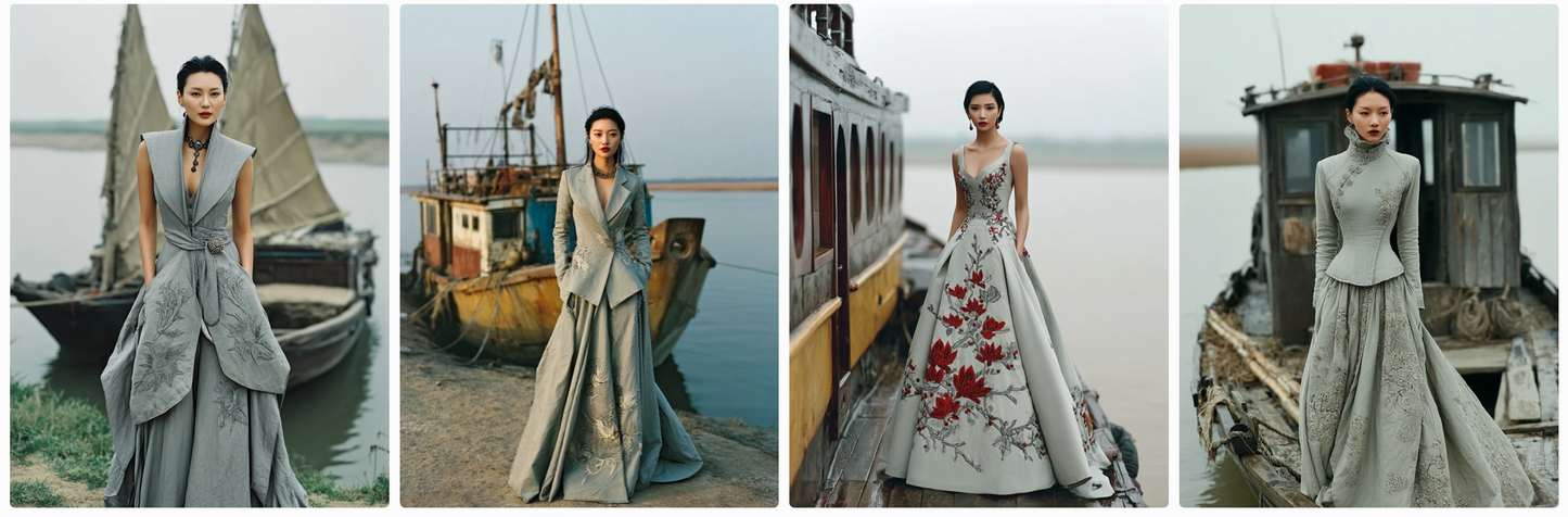 Couture Summer Dresses Inspired by African Artists — 30 MidJourney Prompts