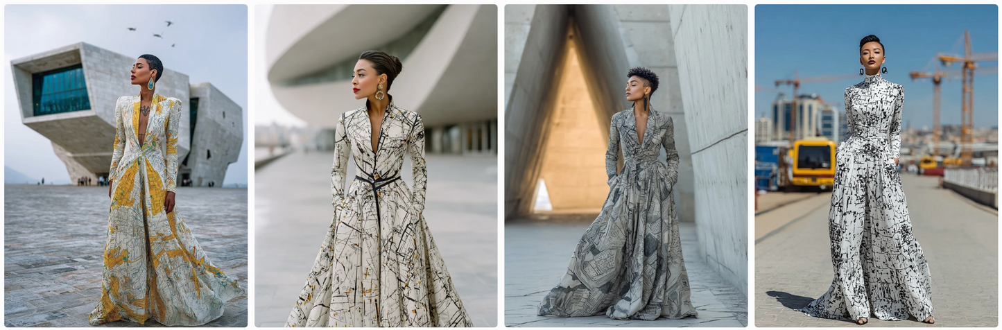 Couture Summer Dresses Inspired by African Artists — 30 MidJourney Prompts