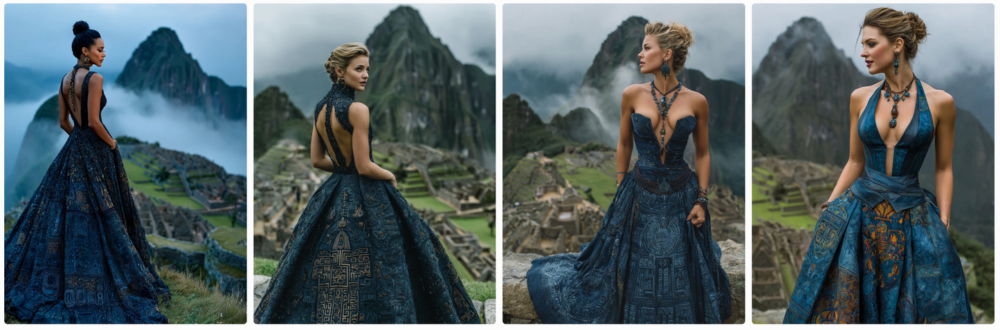 Couture Summer Dresses Inspired by South American Artists — 30 MidJourney Prompts