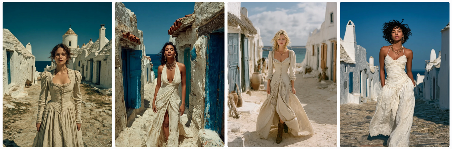 Couture Summer Dresses Inspired by South American Artists — 30 MidJourney Prompts