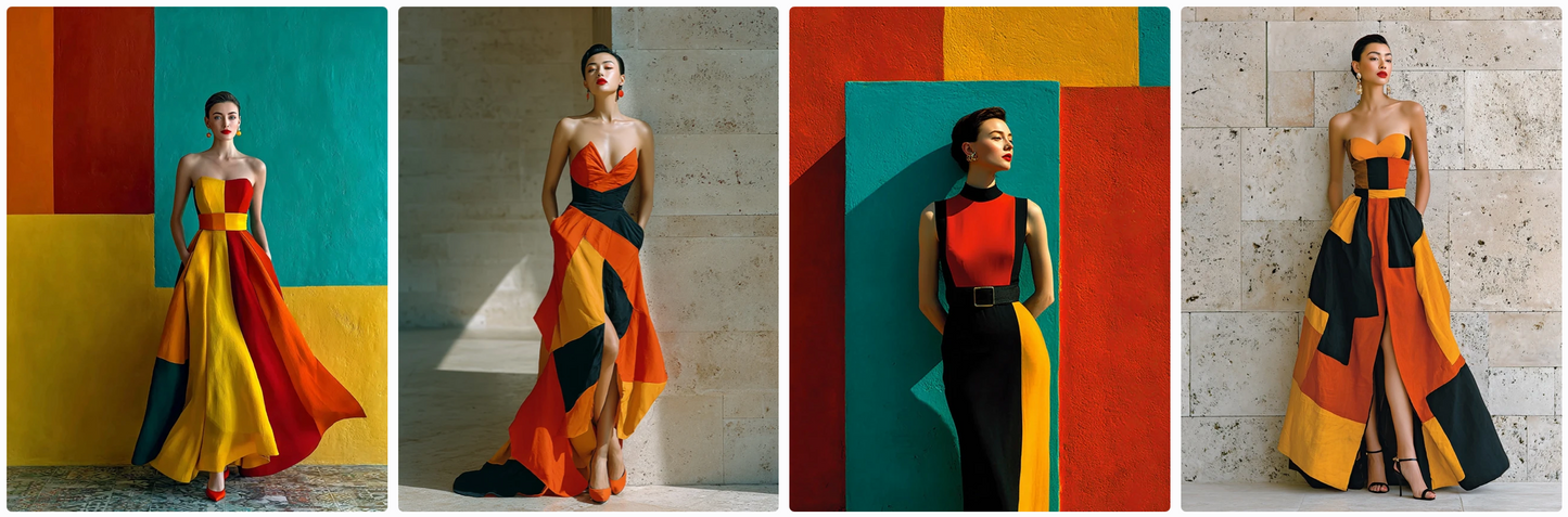 Couture Summer Dresses Inspired by South American Artists — 30 MidJourney Prompts