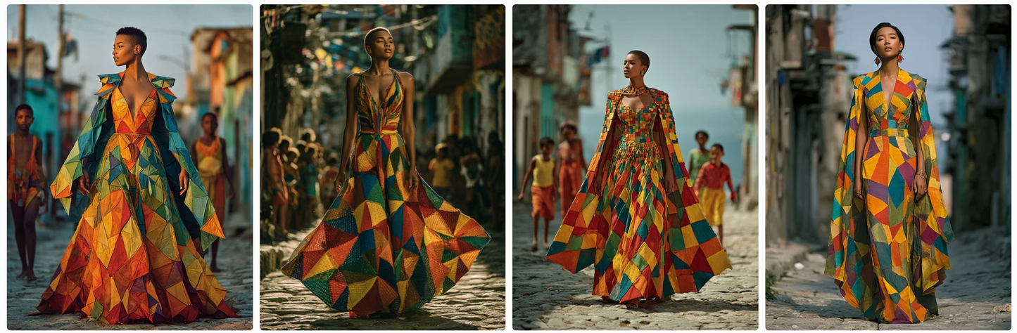 Couture Summer Dresses Inspired by South American Artists — 30 MidJourney Prompts
