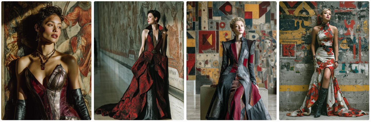 Couture Summer Dresses Inspired by South American Artists — 30 MidJourney Prompts
