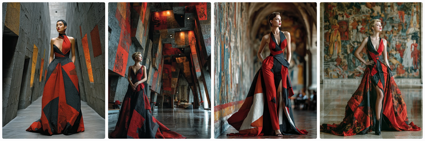 Couture Summer Dresses Inspired by South American Artists — 30 MidJourney Prompts
