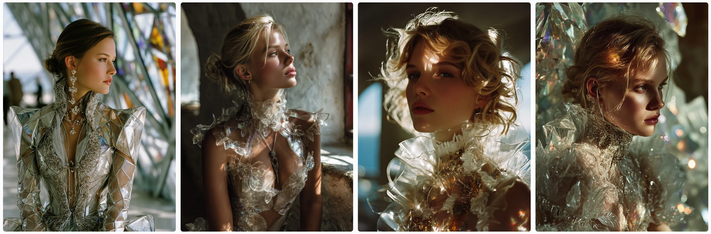 Couture Summer Dresses Inspired by Swedish and French Artists — 60 MidJourney Prompts