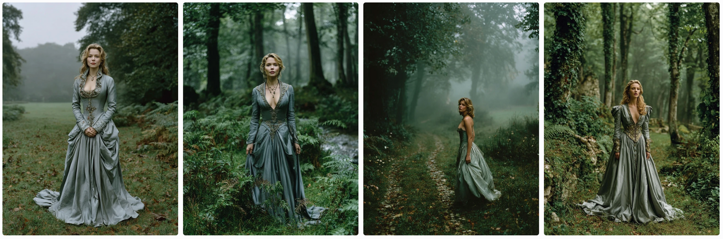 Couture Summer Dresses Inspired by Swedish and French Artists — 60 MidJourney Prompts