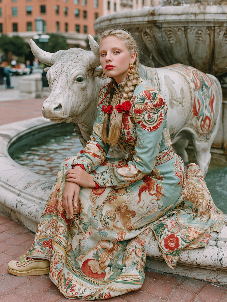 3 PDF bundle- Couture inspired by animals and art- 180 prompt collection