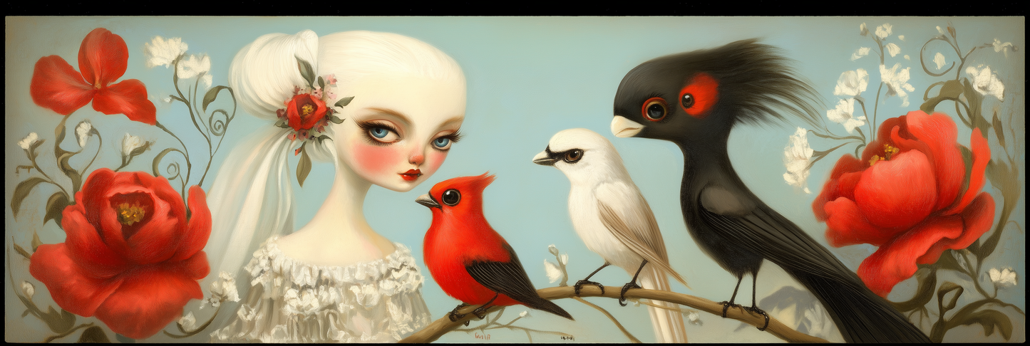 Bird and beauty Mug